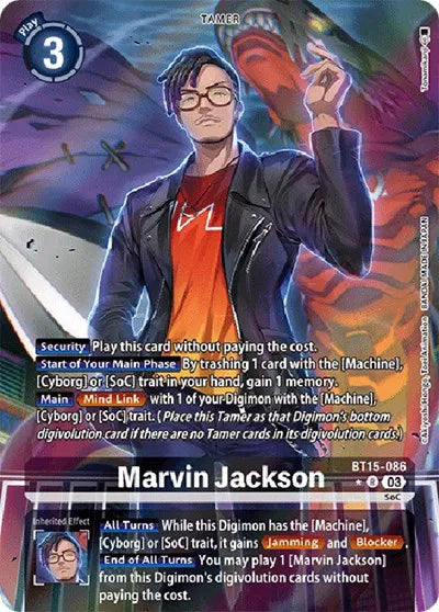 Marvin Jackson (Alternate Art) BT15-086 R (Exceed Apocalypse)