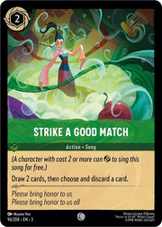 Strike a Good Match 96/204 · Cold Foil (Into the Inklands)