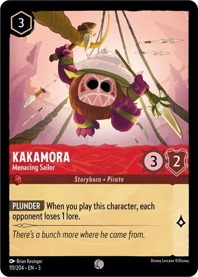 Kakamora - Menacing Sailor 111/204 · Normal (Into the Inklands)