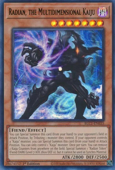 Radian, the Multidimensional Kaiju BLC1-EN035 (Battles of Legend: Chapter 1)