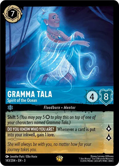 Gramma Tala - Spirit of the Ocean 143/204 · Normal (Into the Inklands)