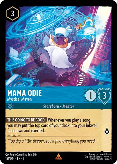 Mama Odie - Mystical Maven 151/204 · Normal (Into the Inklands)
