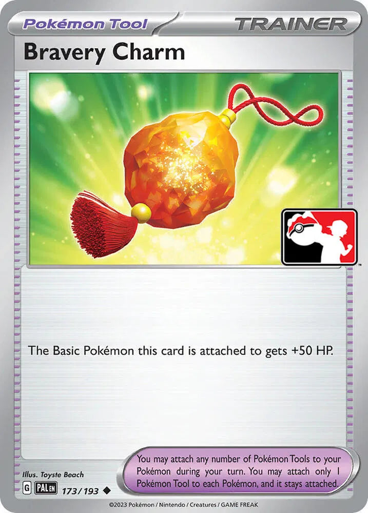 Bravery Charm 173/193 · Normal (Prize Pack Series One)