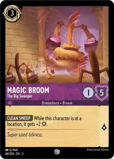 Magic Broom - The Big Sweeper 46/204 · Normal (Into the Inklands)