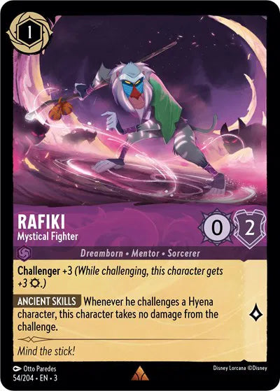 Rafiki - Mystical Fighter 54//204 · Normal (Into the Inklands)