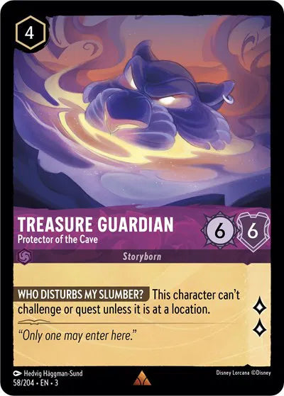 Treasure Guardian - Protector of the Cave 58/204 · Normal (Into the Inklands)