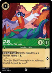 Zazu - Steward of the Pride Lands 93/204 · Normal (Into the Inklands)