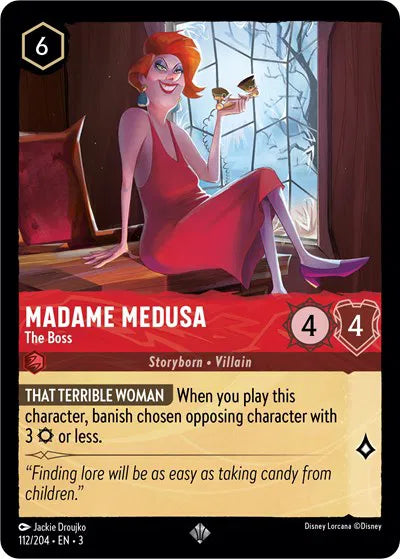 Madame Medusa - The Boss 112/204 · Normal (Into the Inklands)