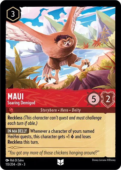 Maui - Soaring Demigod 113/204 · Normal (Into the Inklands)