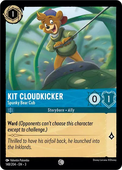 Kit Cloudkicker - Spunky Bear Cub 148/204 · Normal (Into the Inklands)