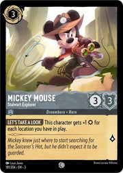 Mickey Mouse - Stalwart Explorer 181/204 · Cold Foil (Into the Inklands)