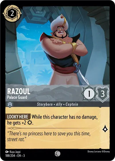 Razoul - Palace Guard 188/204 · Normal (Into the Inklands)