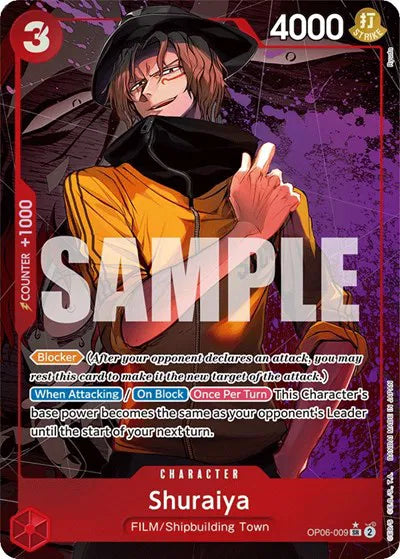 Shuraiya (Alternate Art) OP06-009 · Foil (Wings of the Captain)
