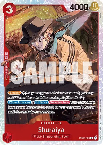 Shuraiya OP06-009 · Foil (Wings of the Captain)