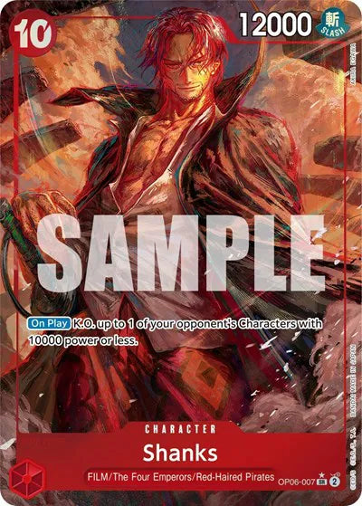Shanks (Alternate Art) OP06-007 · Foil (Wings of the Captain)