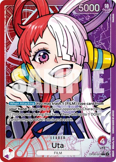 Uta (Alternate Art) OP06-001 (Wings of the Captain)