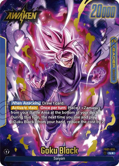 Goku Black - FB01-035 (Alternate Art) · Holofoil (Awakened Pulse) — BGS 10 (Black Label)