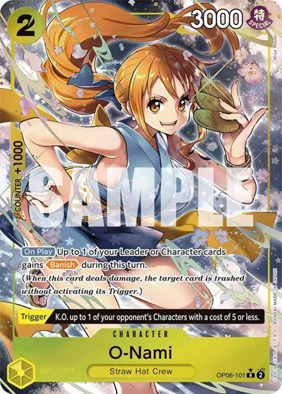 O-Nami (Alternate Art) OP06-101 (Wings of the Captain)