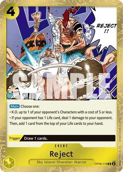 Reject OP06-116 (Wings of the Captain)