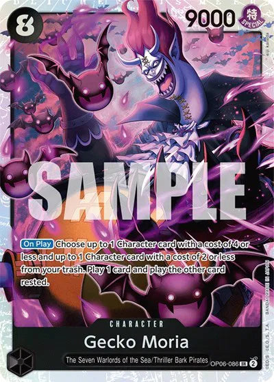 Gecko Moria (086) OP06-086 · Foil (Wings of the Captain)