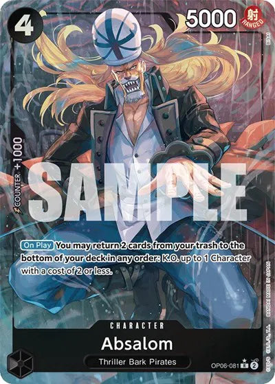 Absalom (Alternate Art) OP06-081 · Foil (Wings of the Captain)