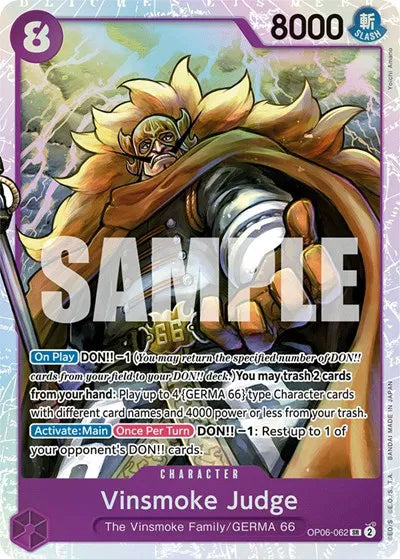 Vinsmoke Judge OP06-062 (Wings of the Captain)