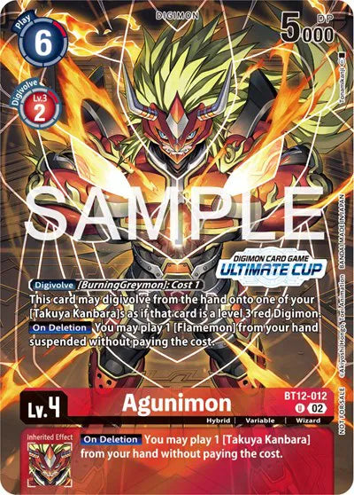 Agunimon (Ultimate Cup 2024) BT12-012 U (Across Time)