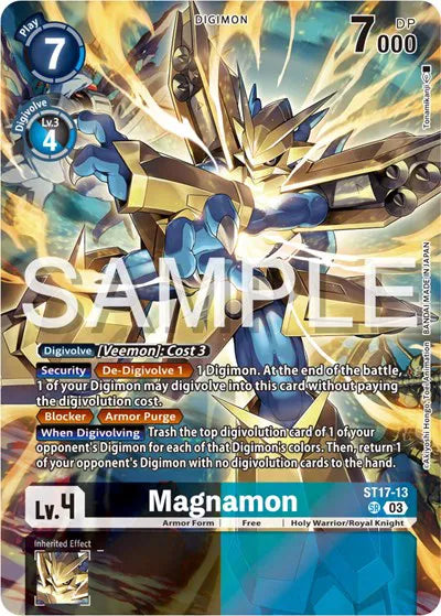 Magnamon ST17-13 SR (Starter Deck 17: Double Typhoon Advanced Deck Set)