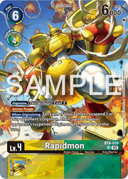Rapidmon (Bonus Pack) BT8-039 SR (Starter Deck 17: Double Typhoon Advanced Deck Set)