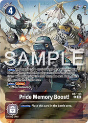 Pride Memory Boost! (Bonus Pack) BT7-105 U (Starter Deck 17: Double Typhoon Advanced Deck Set)