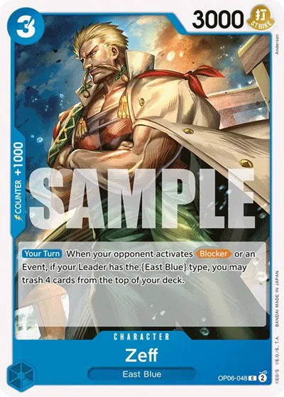 Zeff OP06-048 (Wings of the Captain)
