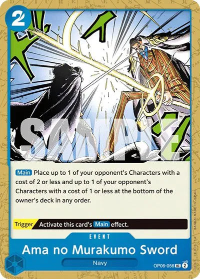 Ama no Murakumo Sword OP06-056 (Wings of the Captain)
