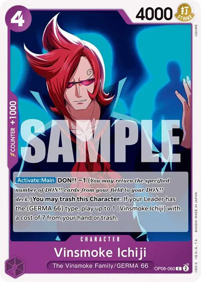 Vinsmoke Ichiji (060) OP06-060 (Wings of the Captain)