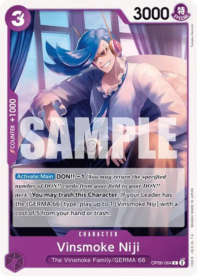 Vinsmoke Niji (064) OP06-064 (Wings of the Captain)