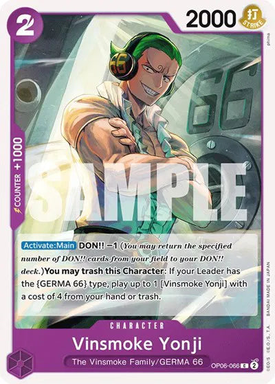 Vinsmoke Yonji (066) OP06-066 (Wings of the Captain)
