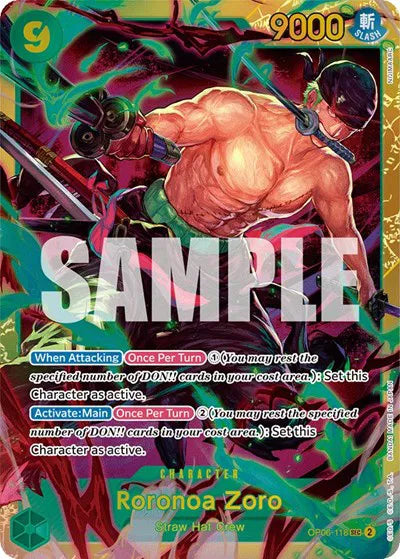 Roronoa Zoro OP06-118 (Wings of the Captain)
