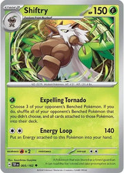 Shiftry 005/162 · Reverse Holofoil (Temporal Forces)