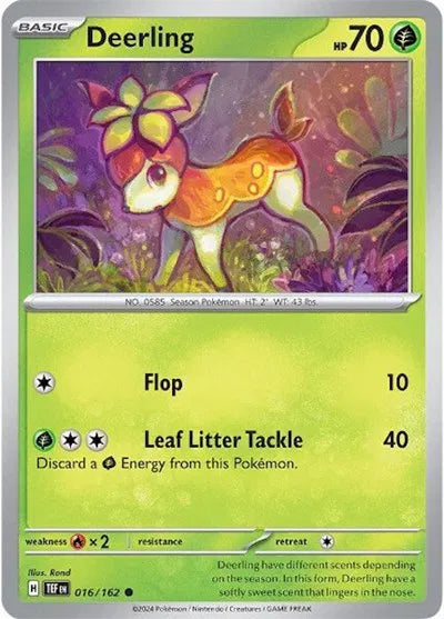 Deerling 016/162 · Normal (Temporal Forces)
