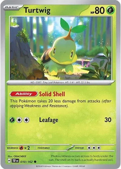 Turtwig 010/162 · Normal (Temporal Forces)