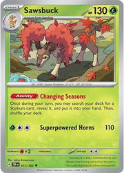 Sawsbuck 017/162 · Normal (Temporal Forces)