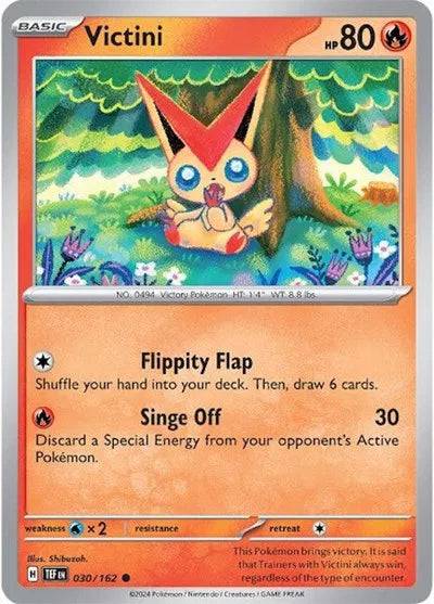 Victini 030/162 · Reverse Holofoil (Temporal Forces)