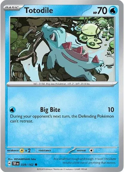 Totodile 039/162 · Normal (Temporal Forces)