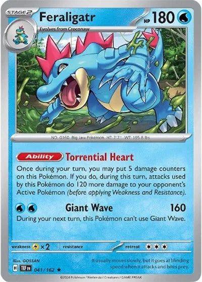 Feraligatr 041/162 · Holofoil (Temporal Forces)
