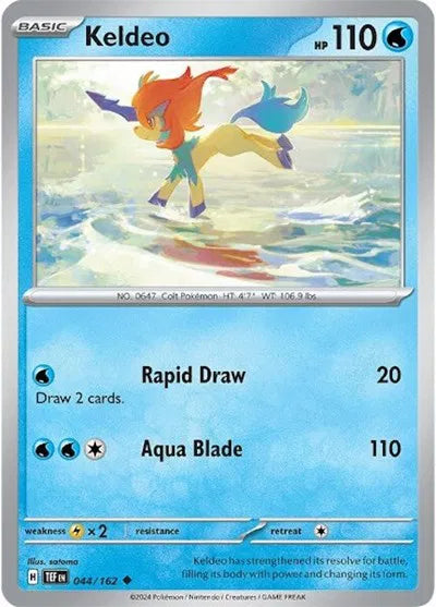 Keldeo 044/162 · Normal (Temporal Forces)