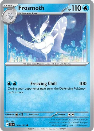 Frosmoth 046/162 · Reverse Holofoil (Temporal Forces)