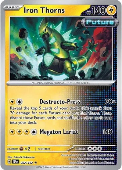 Iron Thorns 062/162 · Holofoil (Temporal Forces)