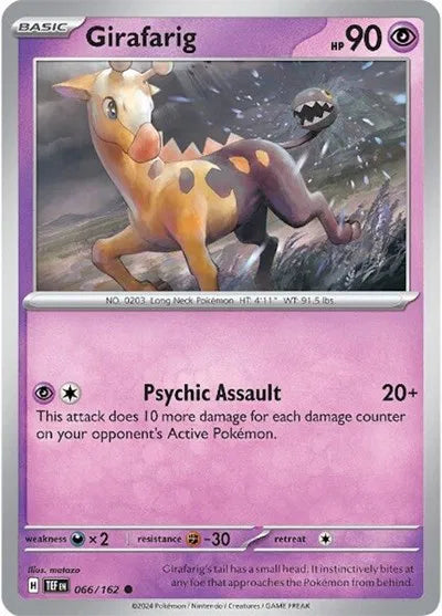 Girafarig 066/162 · Normal (Temporal Forces)