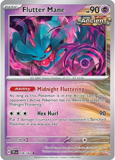 Flutter Mane 078/162 · Holofoil (Temporal Forces)