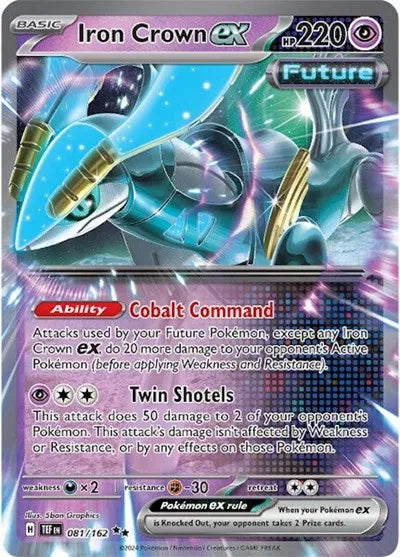 Iron Crown ex 081/162 · Holofoil (Temporal Forces)
