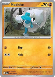 Meditite 082/162 · Reverse Holofoil (Temporal Forces)